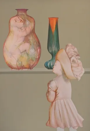 Litografía Fini - La leçon de fragilité