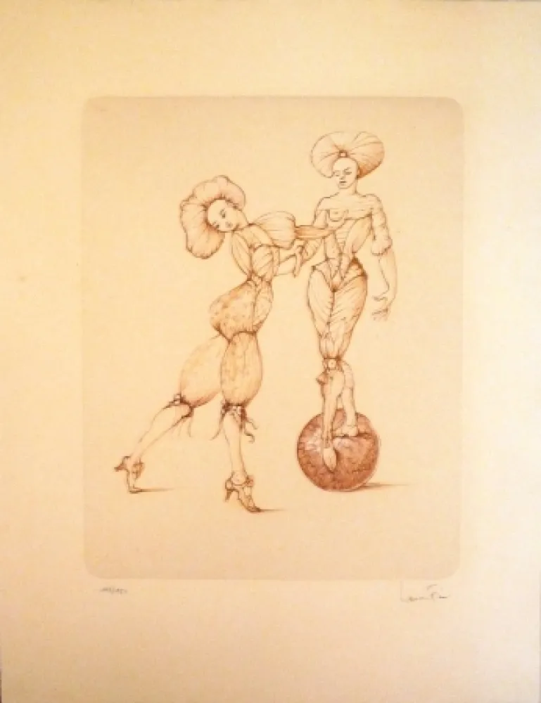 Grabado Fini - Les Jumelles 