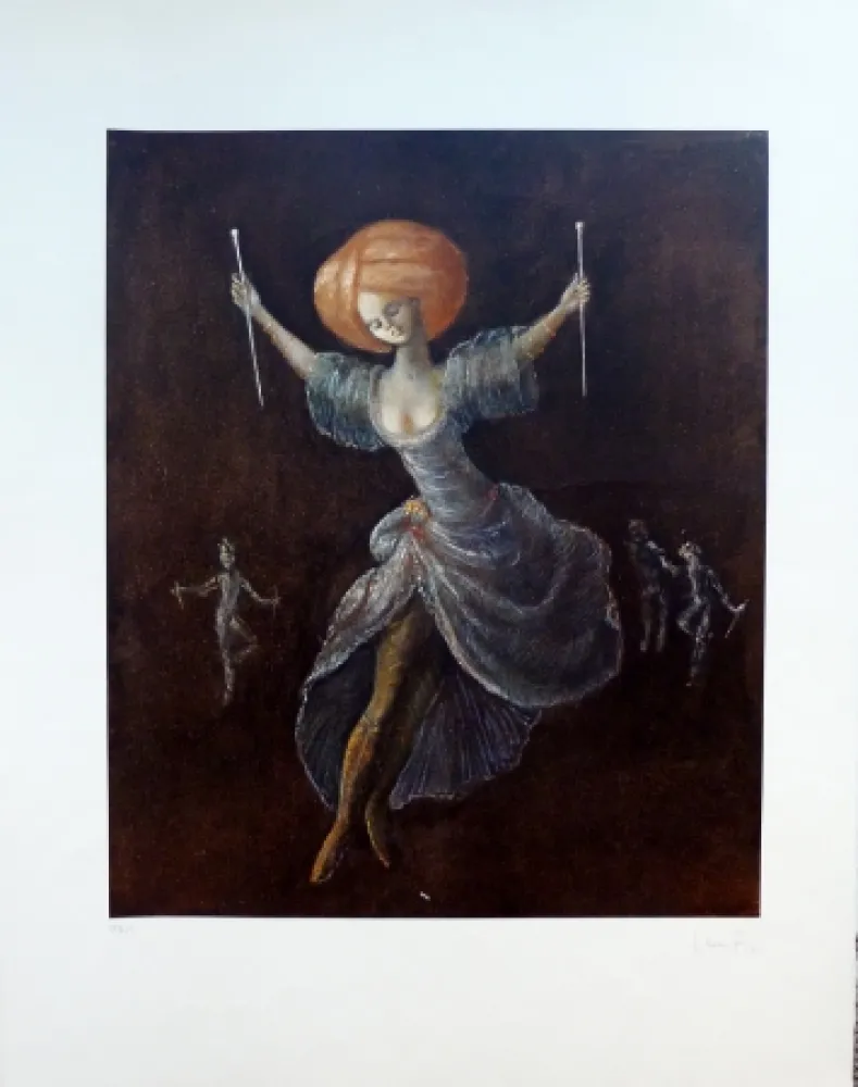 Litografía Fini - Miracle aux Longues Aiguilles