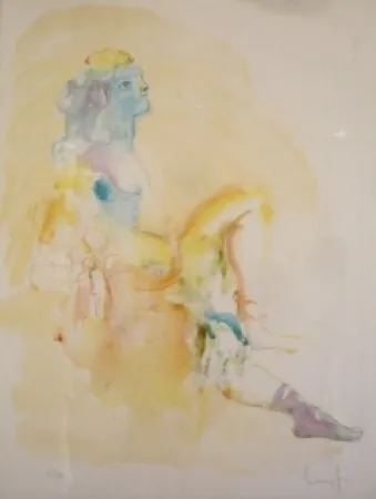 Litografía Fini - Sans titre