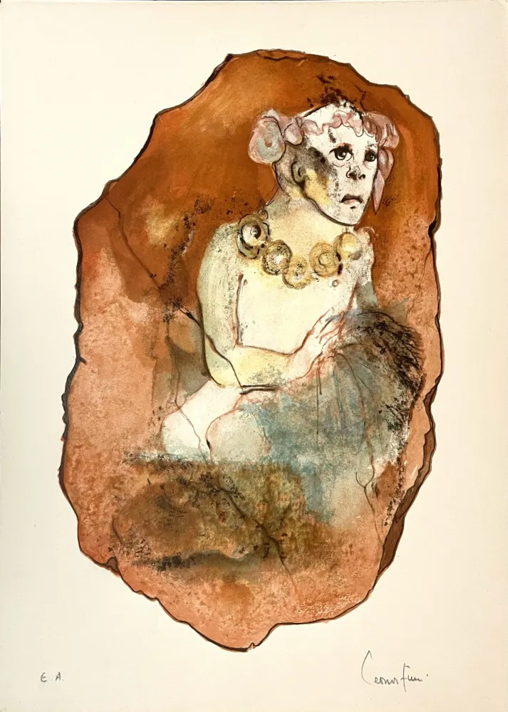 Litografía Fini - Satiricon