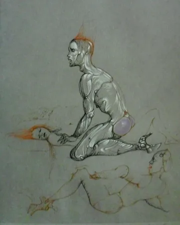 Grabado Fini - Solomonie la Possédée