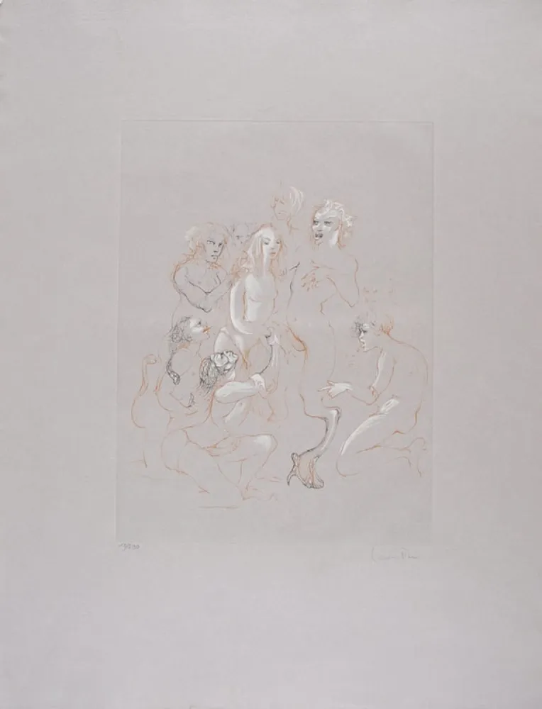 Aguafuerte Fini - Solomonie la Possédée III (Erotique)