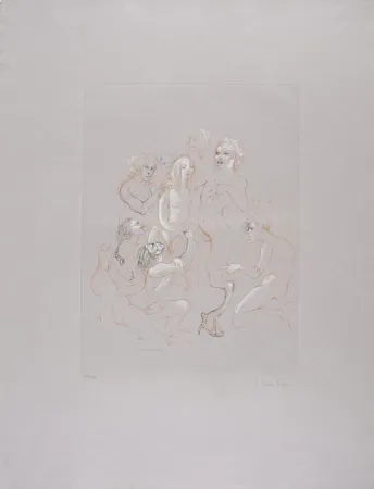 Aguafuerte Fini - Solomonie la Possédée III (Erotique)