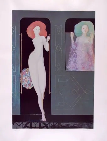 Serigrafía Fini - Vesper Express (album: Les Leçons)