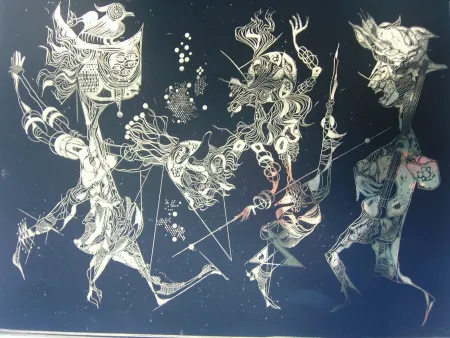 Grabado Finsterer - Intermezzo