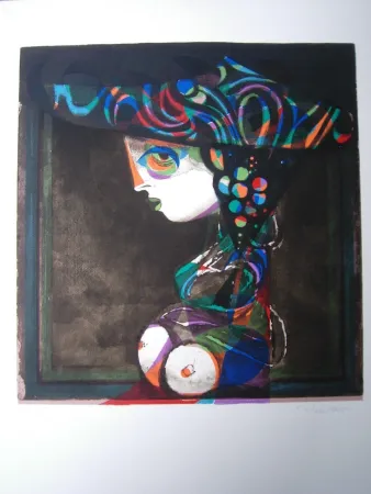 Aguafuerte Y Aguatinta Finsterer - Mme Chl. I