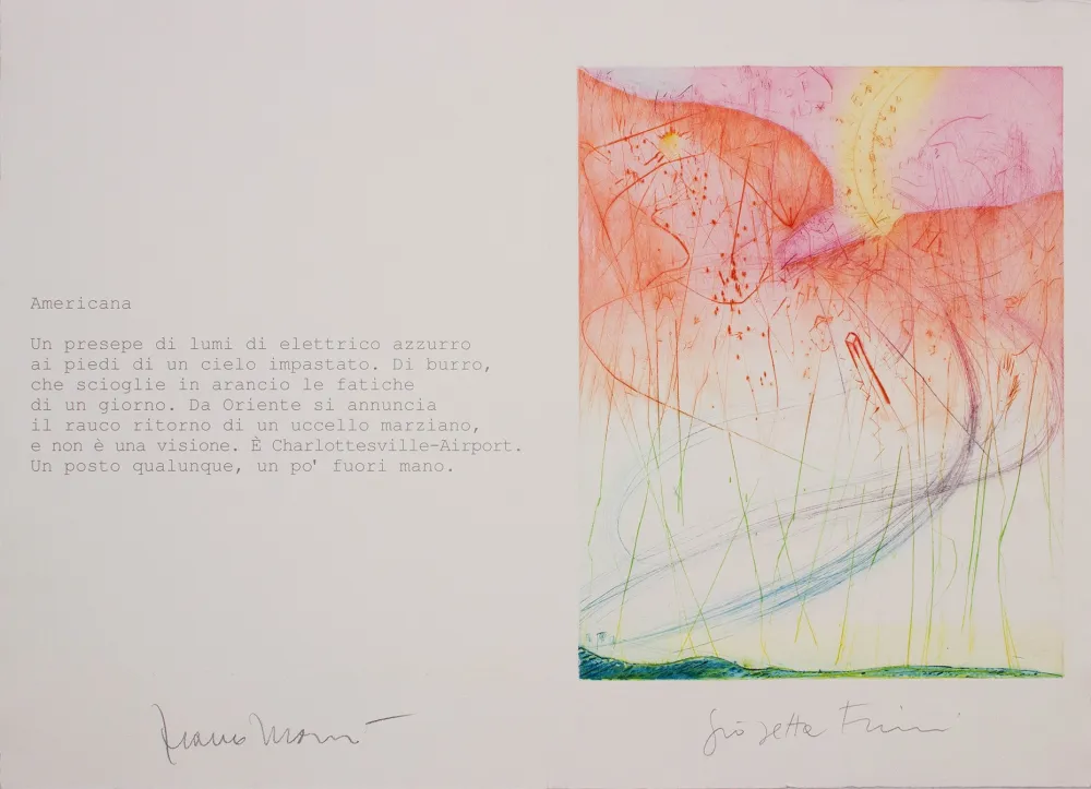 Aguatinta Fioroni - Americana