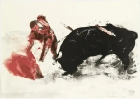 Litografía Fischl - Corrida 3