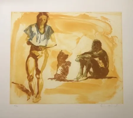 Grabado Fischl - Untitled