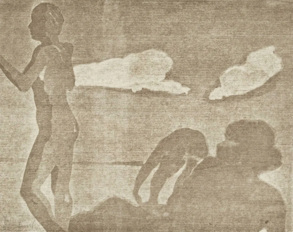 Relieve Fischl - Untitled (Beach scene), from Art Pro-Choice II