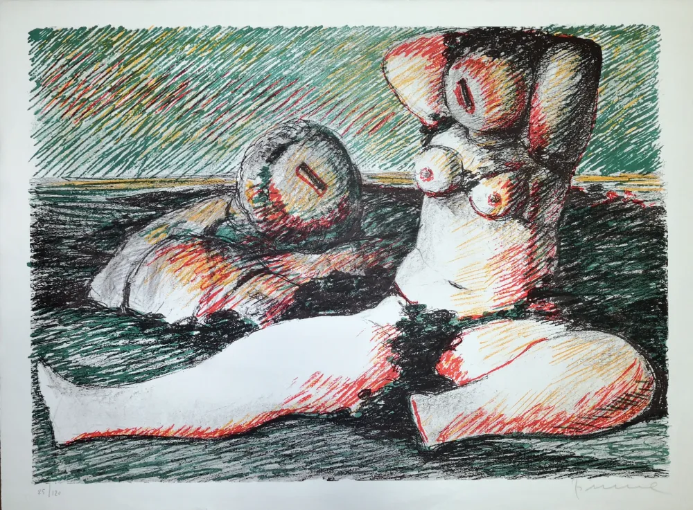 Litografía Fiume - Poesia d'amore