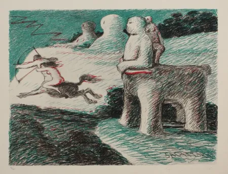 Litografía Fiume - SAGGITARIO