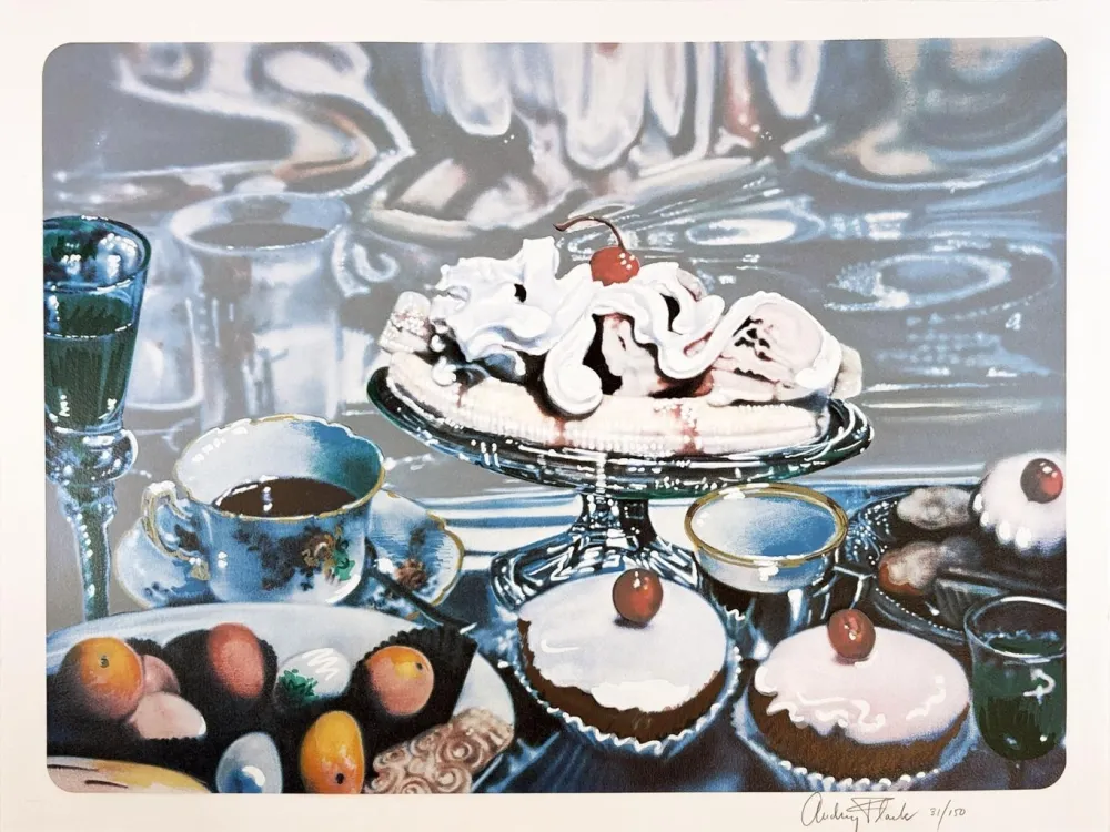 Serigrafía Flack - Banana Split Sundae from The Presidential Portfolio