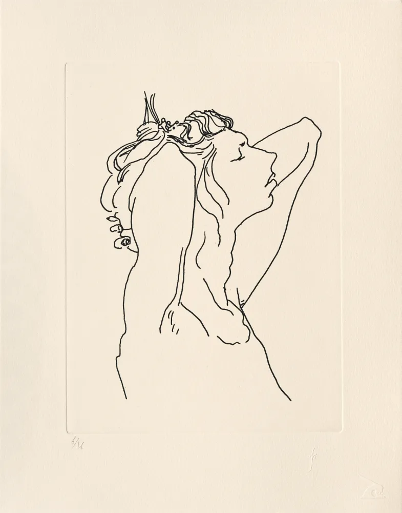 Grabado Flanagan - Reposing