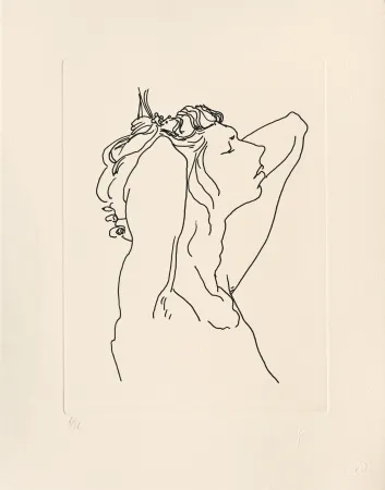 Grabado Flanagan - Reposing