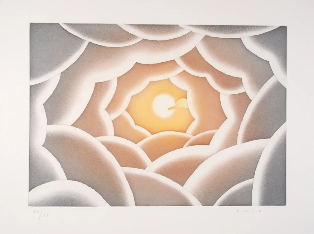 Aguafuerte Y Aguatinta Folon - A propos de la lumière