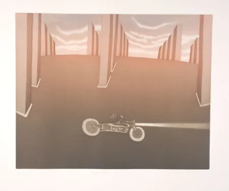 Aguafuerte Y Aguatinta Folon - Crépuscule