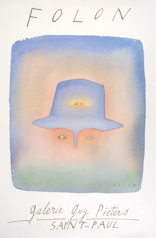 Cartel Folon - Folon - Galerie Guy Pieters I