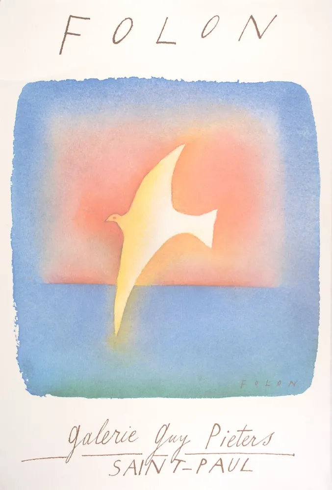 Cartel Folon - Folon - Galerie Guy Pieters II