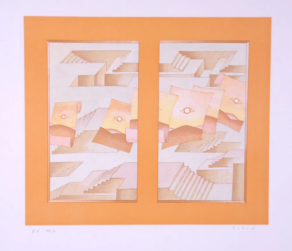 Litografía Folon - Image pour Berggruen