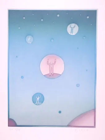 Aguafuerte Y Aguatinta Folon - La Communication