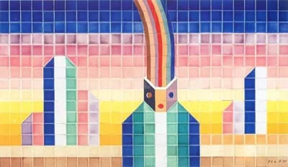 Cerámica Folon - La Pensée (céramique)