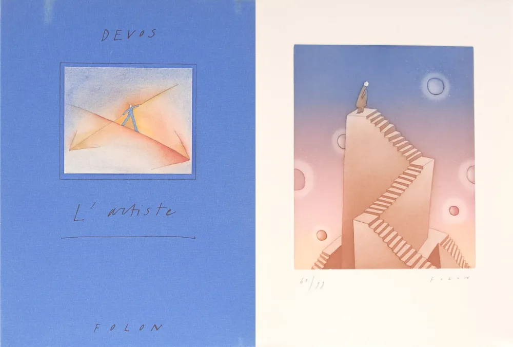 Libro Ilustrado Folon - L'Artiste Folon - Devos