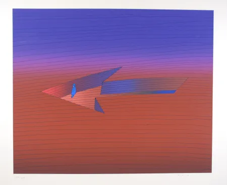 Serigrafía Folon - Le Chemin