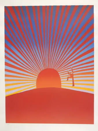 Serigrafía Folon - Le Poète - The Poet