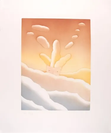 Aguafuerte Y Aguatinta Folon - Le poids des pensées