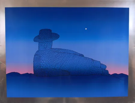 Serigrafía Folon - Le rêve de pierre - The stone dream