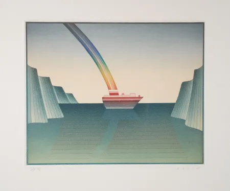 Aguafuerte Y Aguatinta Folon - Le Voyage