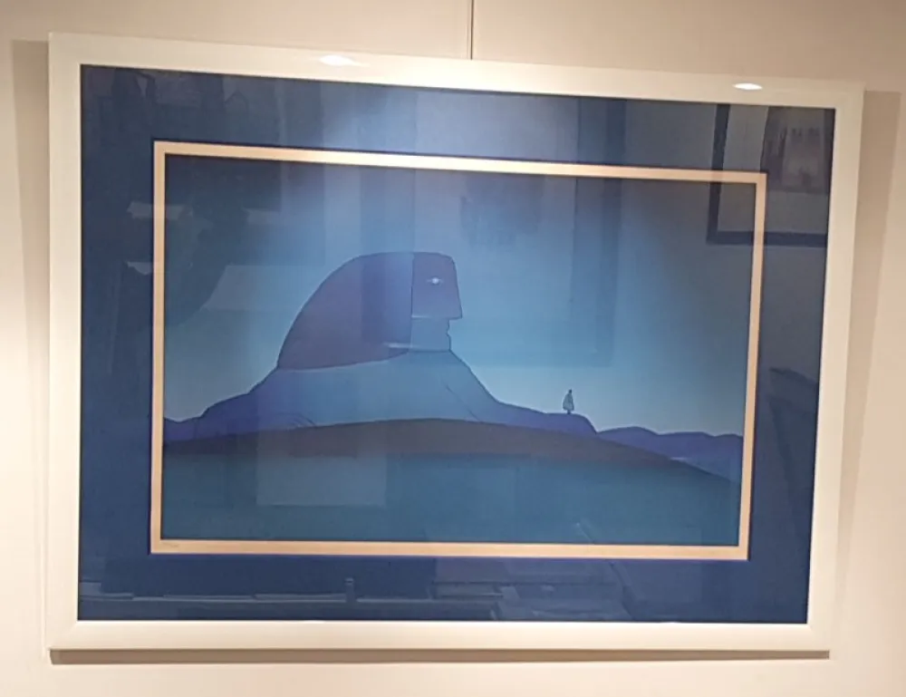 Serigrafía Folon - L'Etranger - The Stranger