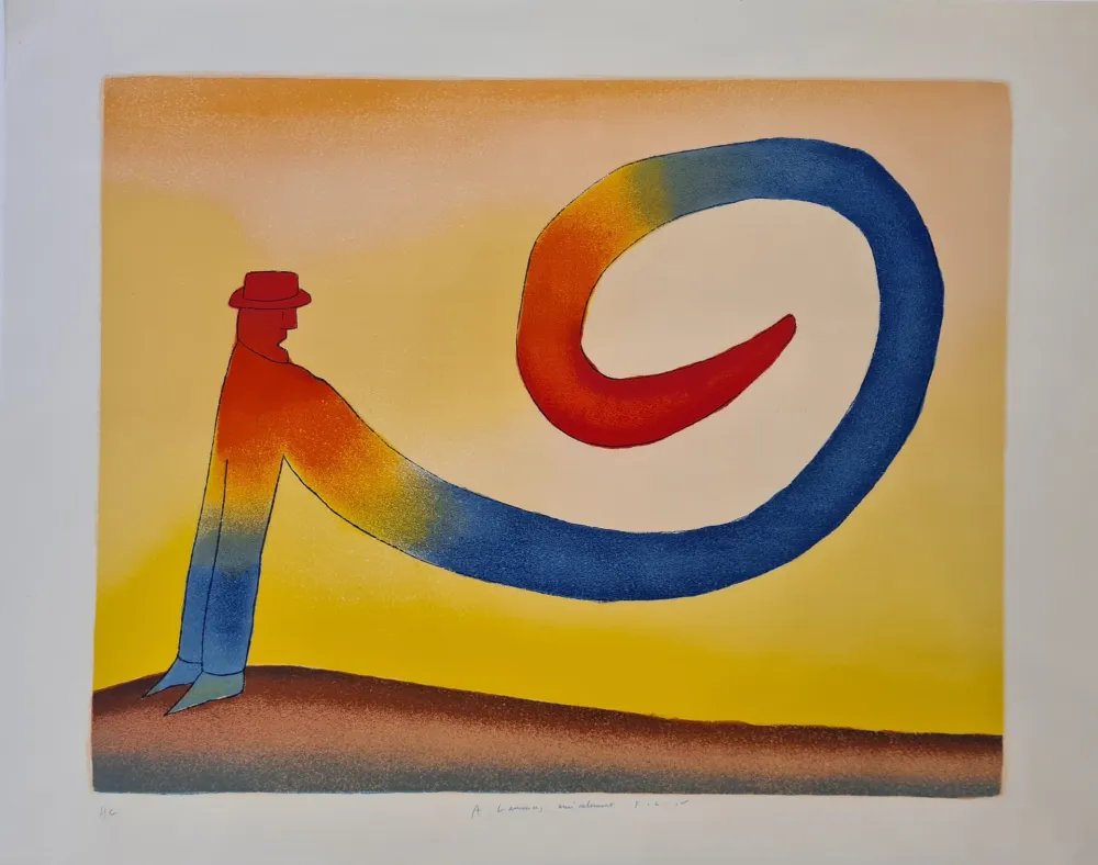 Litografía Folon - Sans titre 