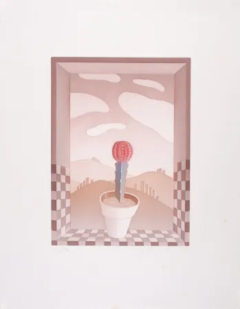 Aguafuerte Y Aguatinta Folon - Une Fleur