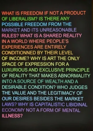 Serigrafía Fontaine - Untitled: (What is freedom?)