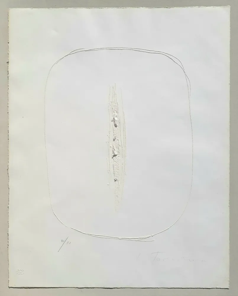 Grabado Fontana - Concetto spaziale