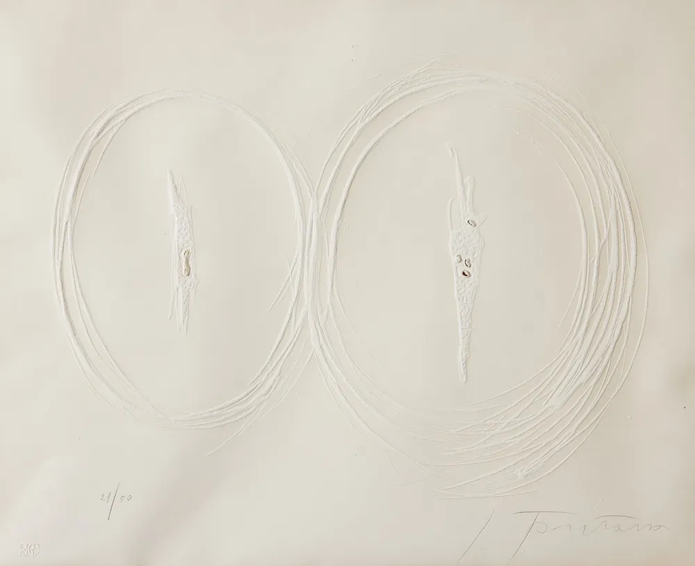 Aguafuerte Fontana - Concetto Spaziale