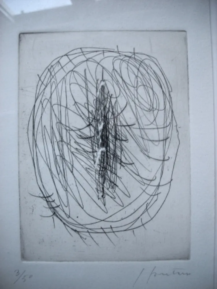 Aguafuerte Fontana - Concetto Spaziale