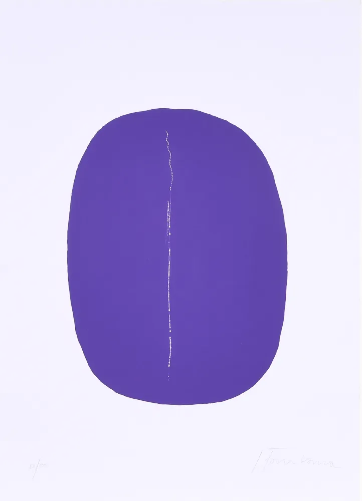 Serigrafía Fontana - Concetto Spaziale S-2 