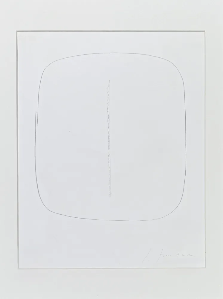 Litografía Fontana - Lucio Fontana (1899–1968) – Concetto Spaziale – Lithograph with hand-cut central slash incision -1961