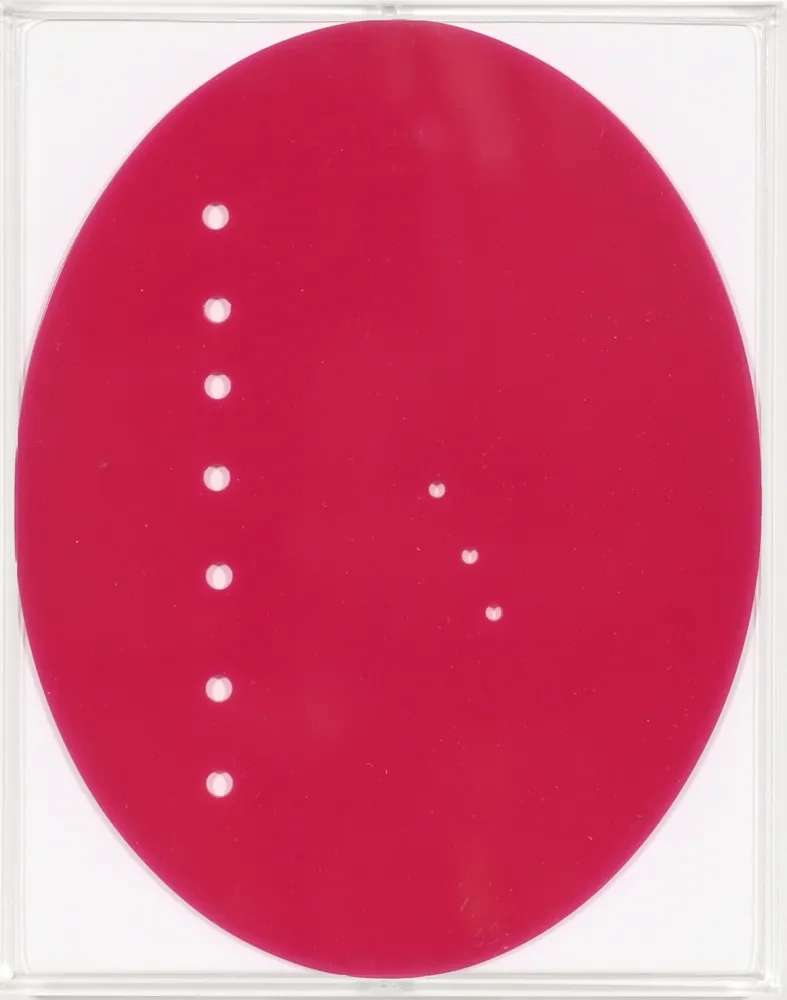 Múltiple Fontana - Portrait d’Antonin Artaud, by Otto Hahn (Red)