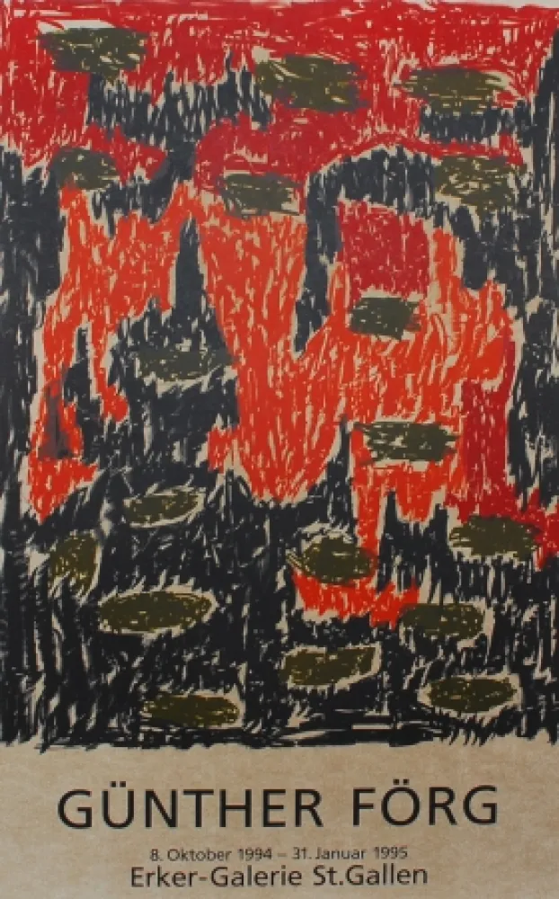 Litografía Forg - Untitled (Exhibition poster)