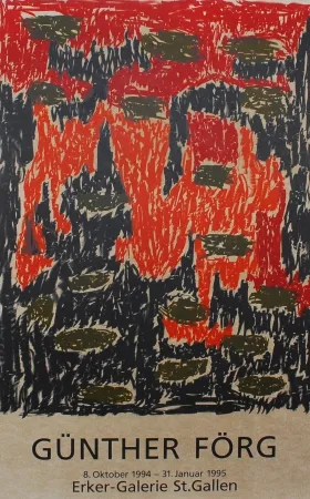 Litografía Forg - Untitled (Exhibition poster)