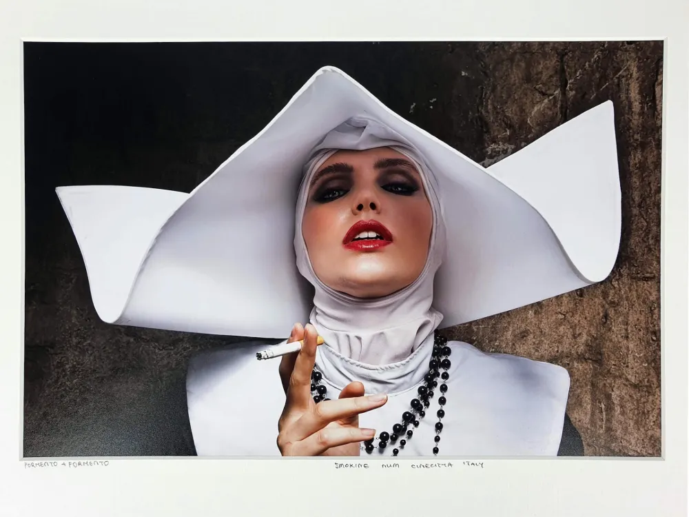 Fotografía Formento & Formento - Smoking Nun, Cinecitta Italy