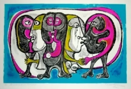 Litografía Forner - Mutations