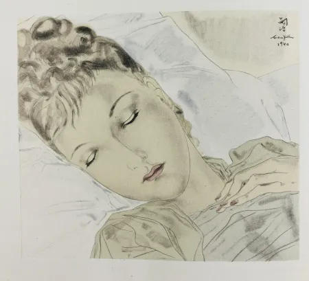 Libro Ilustrado Foujita - Combat avec L’image. 1941.