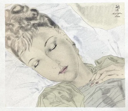 Sin Técnico Foujita - Foujita et Jean Giraudoux Combat avec L’image. 1941.