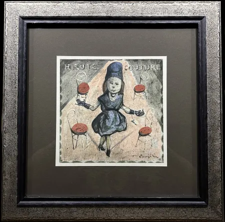 Litografía Foujita - 